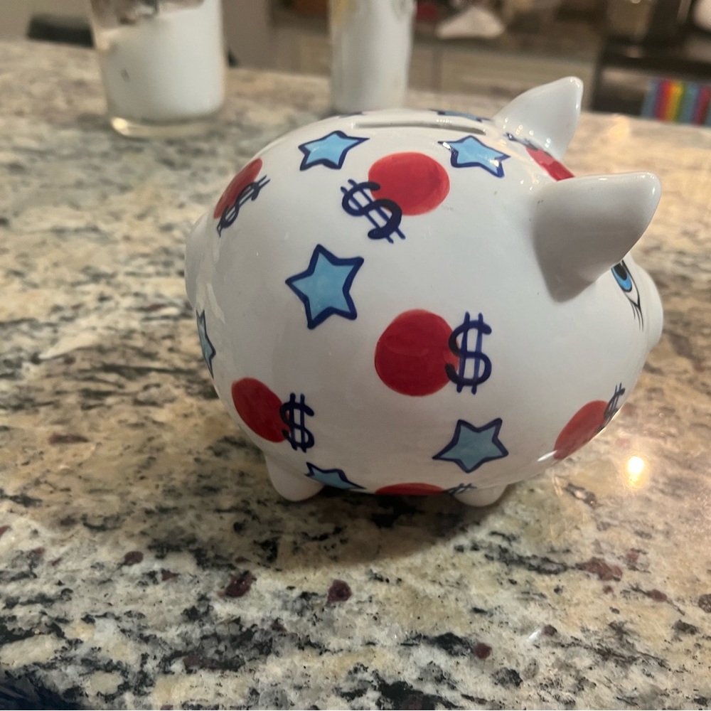 Capitalist pig piggy bank - Picture 2 of 4